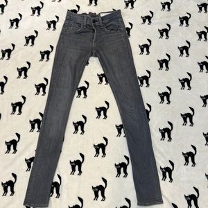 Rag & Bone Jeans Skinny Coated Jeggings Zip Ankle